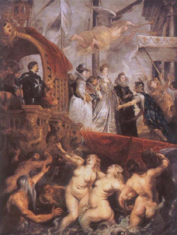 Peter Paul Rubens The Landing of Marie de-Medici at Marseille Germany oil painting art